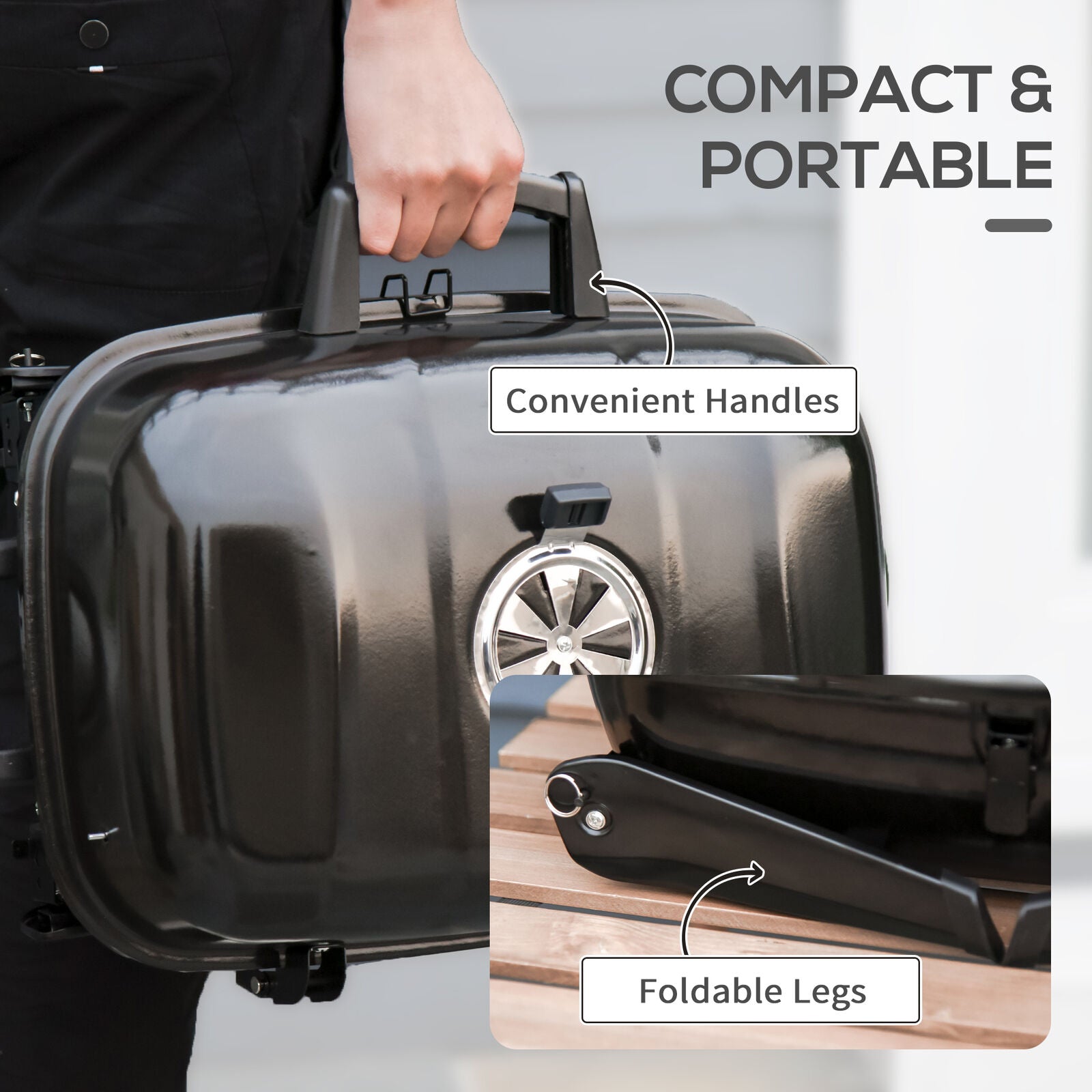 Foldable Tabletop BBQ Grill, Portable Small Charcoal Grill, Mini Tabletop Smoker Camping Cooker, Stainless Steel Portable Collapsible Barbecue Shelf Foldable Tabletop BBQ Grill, Portable Small Charcoal Grill, Mini Tabletop Smoker Camping Cooker, Stainless Steel Portable Collapsible Barbecue Shelf